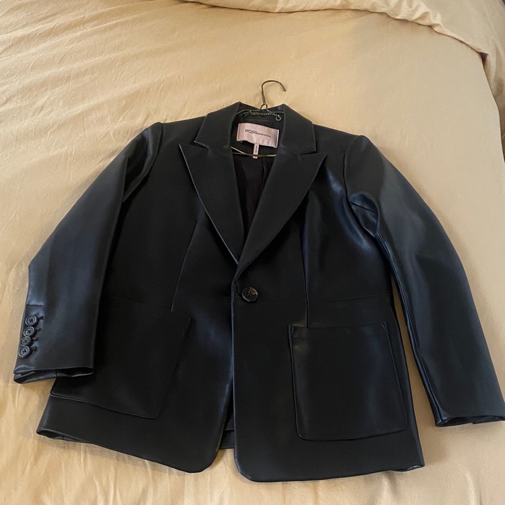 Bcbgeneration Black Leather Jacket - image 1